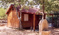 Modern wooden bungalows fully equiped